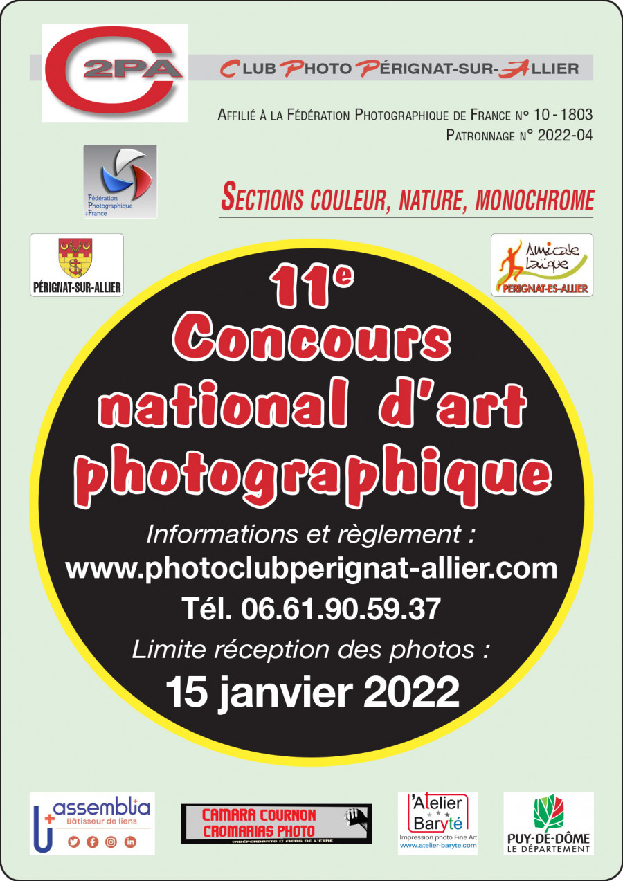 11è concours national d'art photographique de Pérignat es Allier