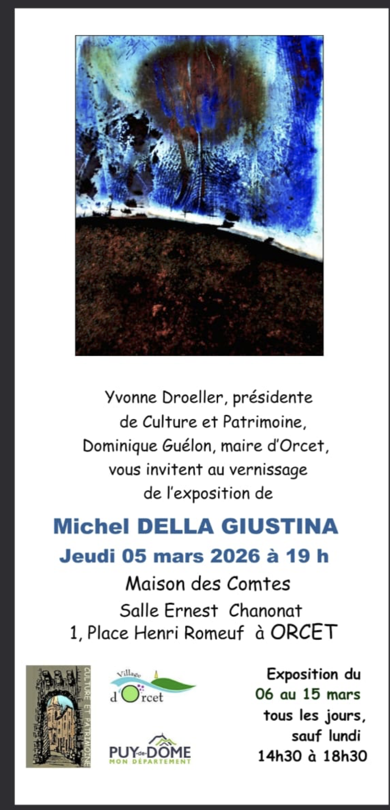 MICHEL  DELLA GIUSTINE À ORCET