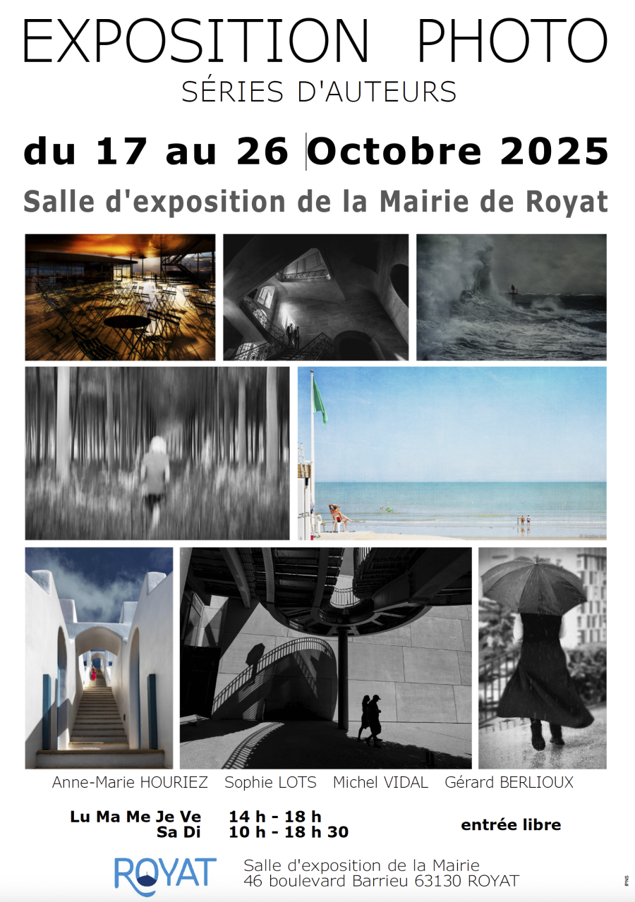 Expo d'auteurs à Royat
